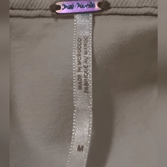 Free People Eisenhower Denim Jacket Ivory SzM Button Up - Picture 5 of 12